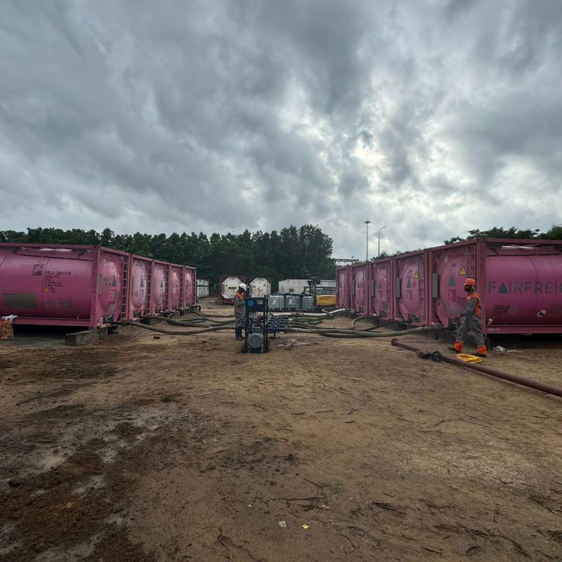 Pipeline waste Management and pumping at mallavaram